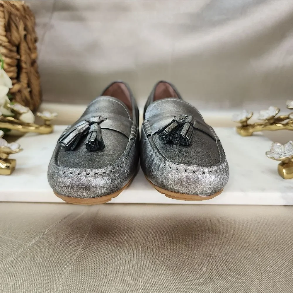 JOSEF SEIBEL Elina Leather Tassel Loafers Stunning Colorway
